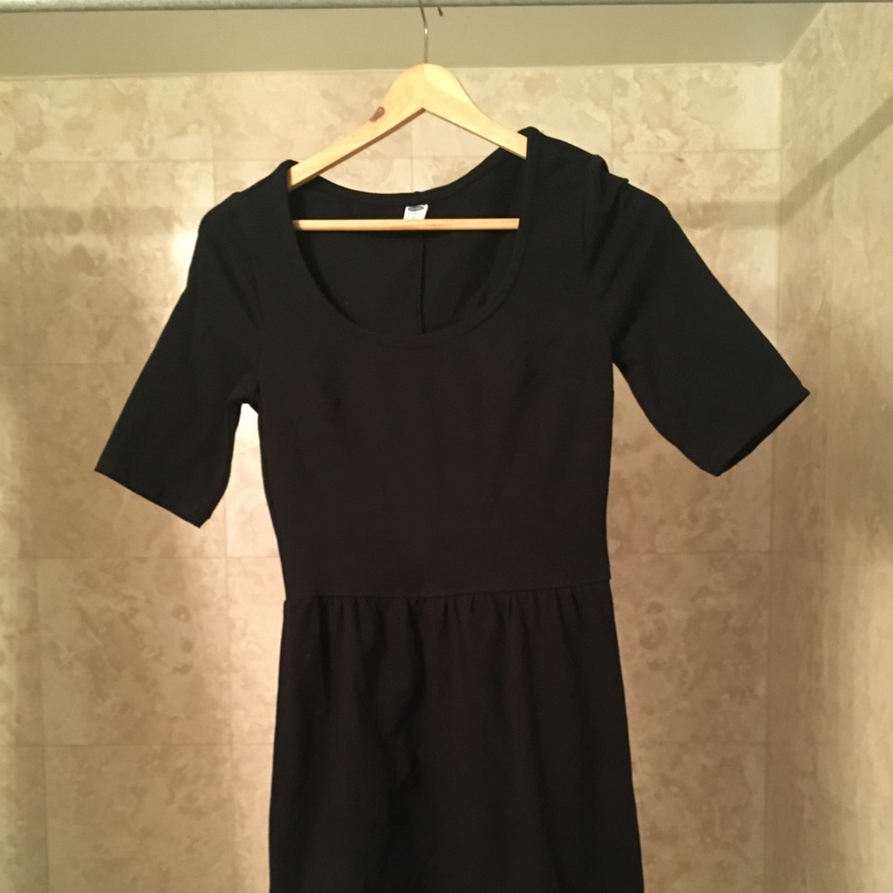 NWOT Black Cotton / Spandex Dress